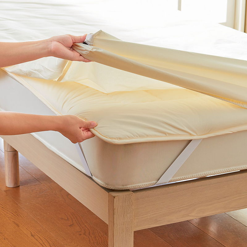 「洗えるベッドパッド コットン」の使用イメージ