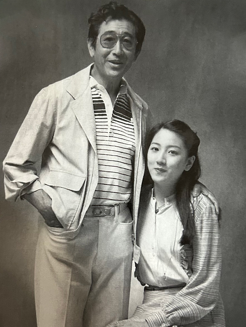 父・浩二さんとさやかのツーショット