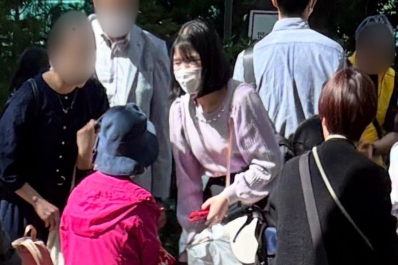 笑顔を見せられる愛子さま。（参加者提供）