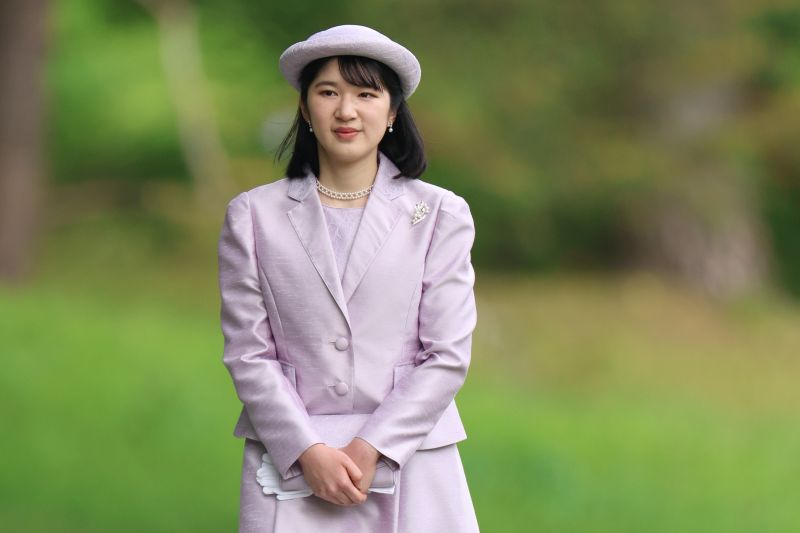 春の園遊会に出席された愛子さま。（2026年4月、写真／JMPA）