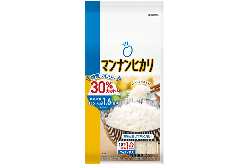「マンナンヒカリ 525g（スティックタイプ）」（525g（75×7袋） 1134円/大塚食品）