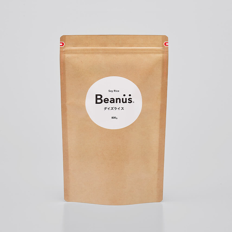 「乾燥タイプ ダイズライス800g」（800g 3300円/フジッコ）