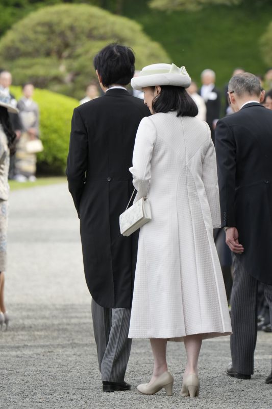 後ろ姿にも品がある。（2026年4月、写真／JMPA）
