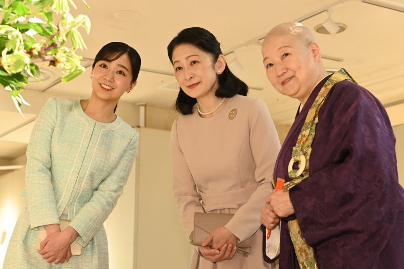 時折笑顔を見せられた佳子さま。（2026年4月、写真／JMPA）