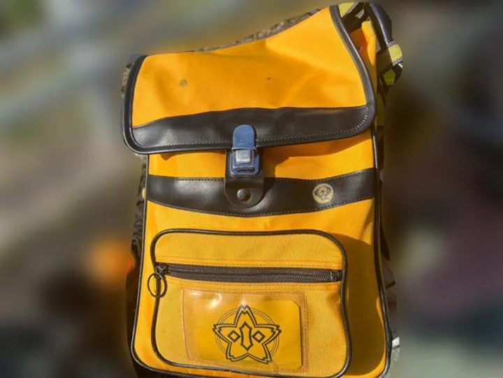 結希くんが背負っていたはずの園部小のランリュック（別の保護者提供）