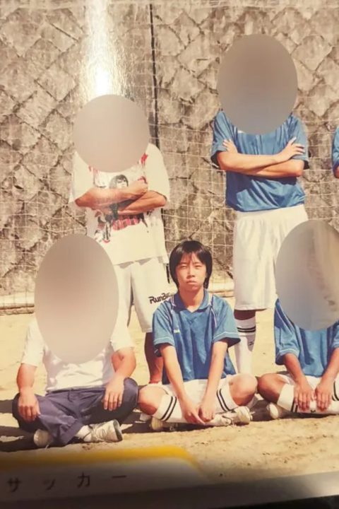 サッカー部に所属していた容疑者
