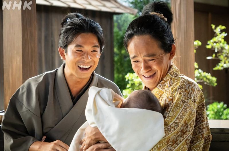 第12話より。まだ「坊主頭」は登場していない。（写真／『豊臣兄弟!』の公式インスタグラム）