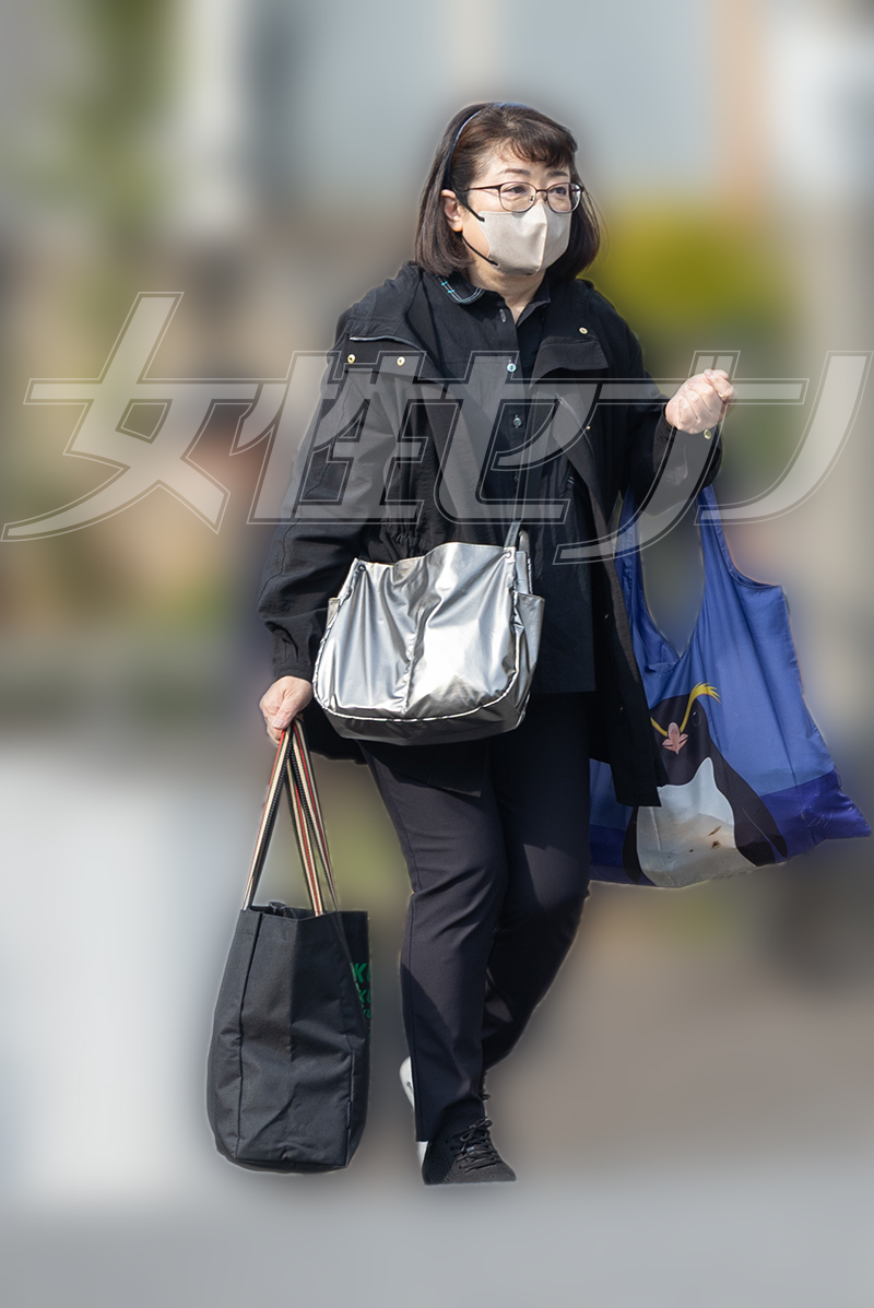 買い物帰りの百恵さん（2026年3月）