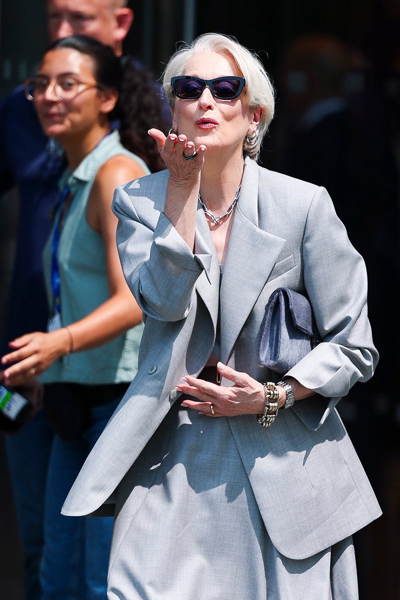 お茶目なメリル・ストリープの姿も（写真／ゲッティイメージズ）