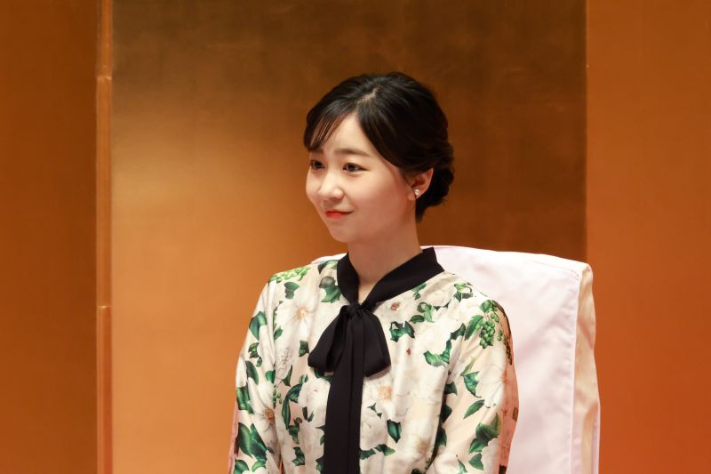 「第35回森と花の祭典―『みどりの感謝祭』」に出席された佳子さま。（2026年5月、写真／JMPA）