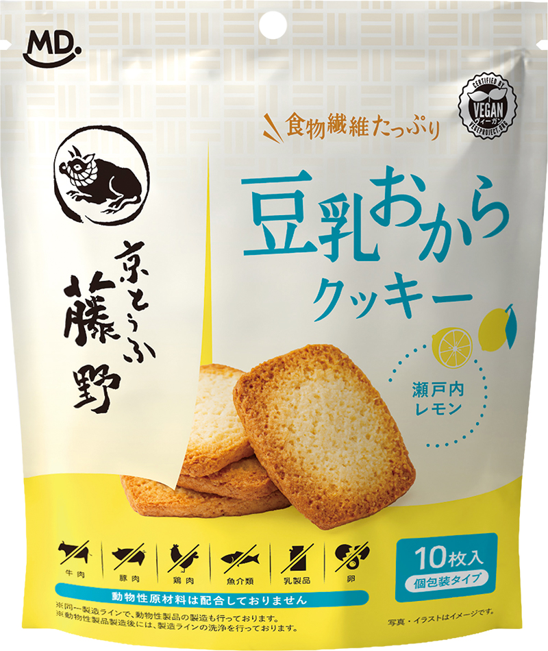 『豆乳おからクッキー　瀬戸内レモン』10枚378円
