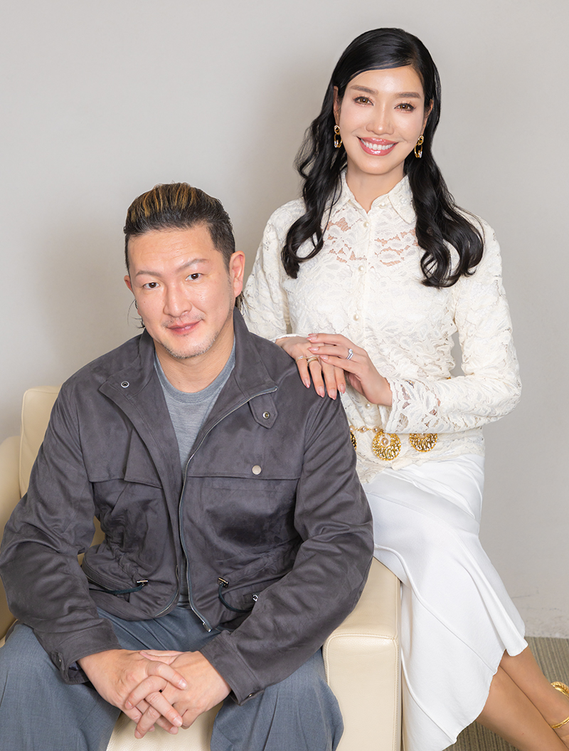 中村獅童さん＆アンミカさん（撮影：田中智久）