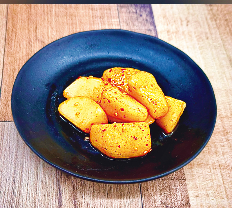 洋梨キムチ（写真／龍岡商店）