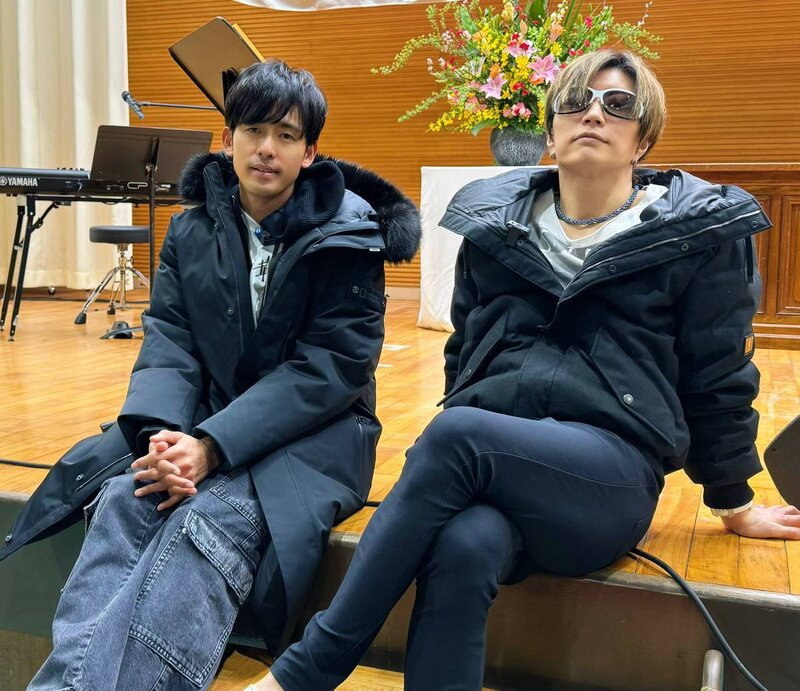歌手のKとGACKT（GACKTのXより）