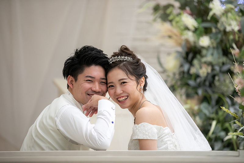 2019年12月に、ふたりは結婚式を挙げた