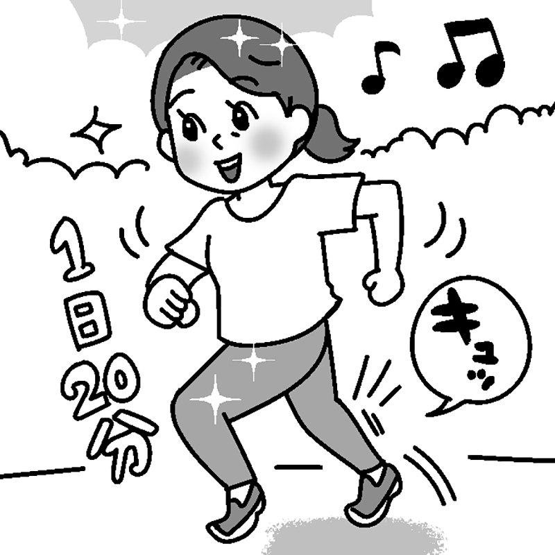 認知症予防にいいと科学的に立証済み（イラスト／藤井昌子）