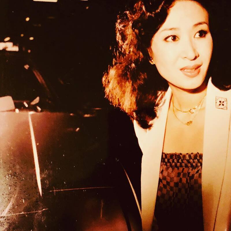 結婚した当時の三田佳子（三田のインスタグラムより）