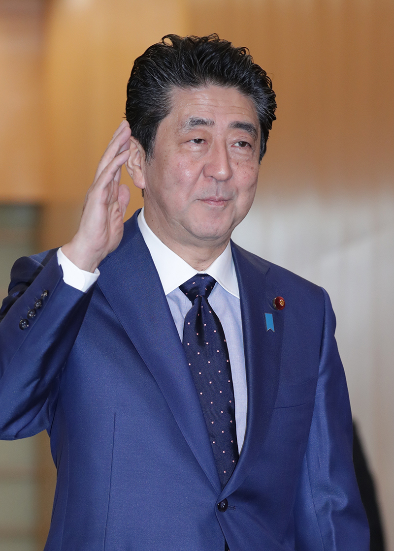 占いに傾倒していたと報じられた安倍晋三元首相（時事通信フォト）