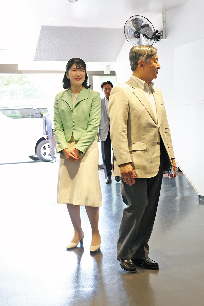 4回表終了後の午後2時前に到着された（2026年5月31日、撮影／JMPA）