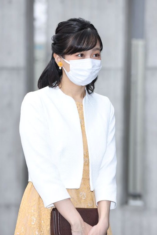 栃木県にて。この頃は公務の際にマスクを着用されていた。（2022年10月、写真／JMPA）