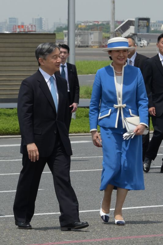 出発の日。白いパイピングがよく映えていた。（2026年6月、写真／JMPA）