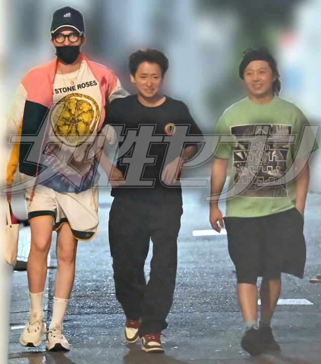 上機嫌な大野を囲む、ジェシーと剛（2026年6月）