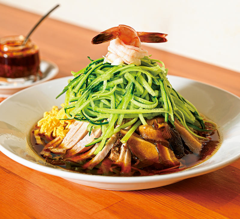 有昌 ASTAGEの冷やし中華（1350円）