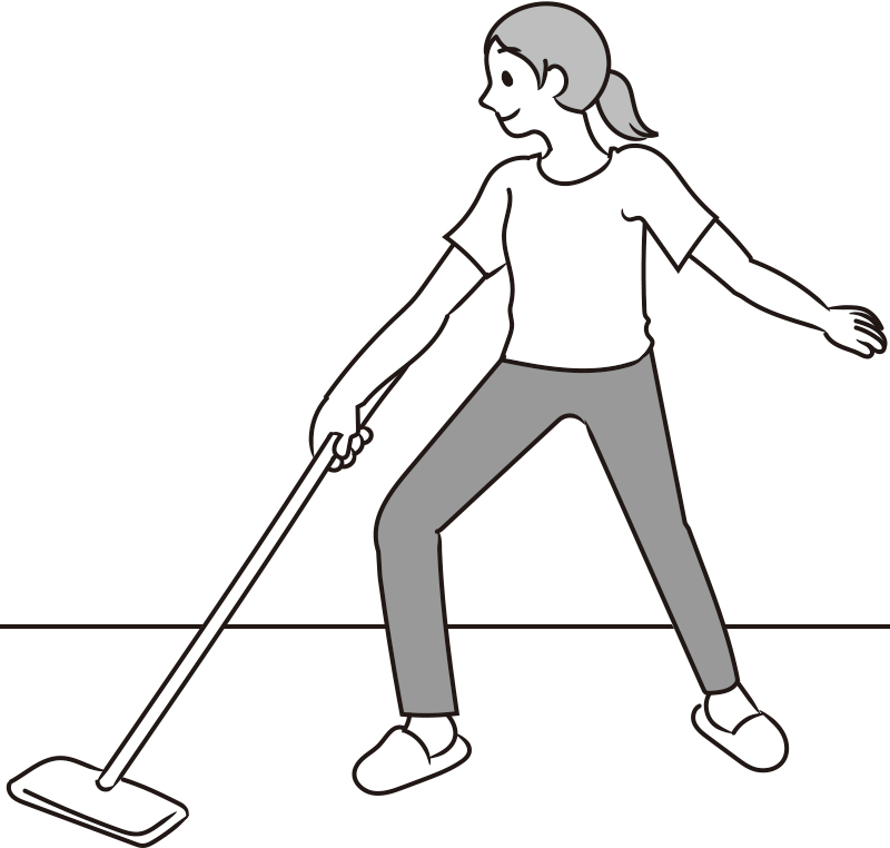 【STEP2】はく（イラスト／藤井昌子）