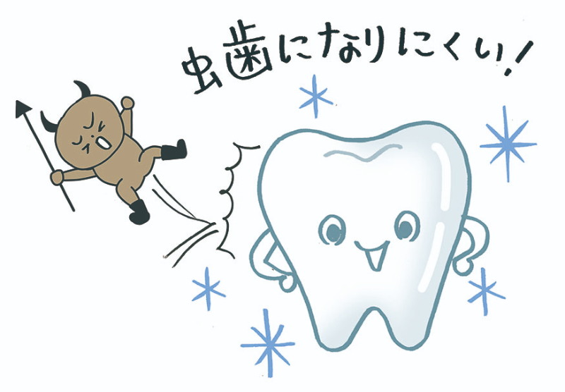 還元麦芽糖は虫歯菌のエサにならず、虫歯菌を寄せつけない！
