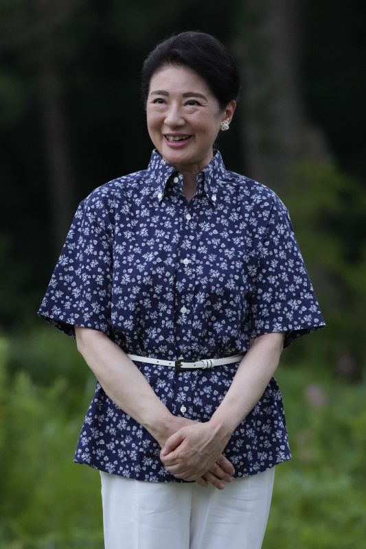 笑顔を見せられた雅子さま。（2026年7月、写真／JMPA）