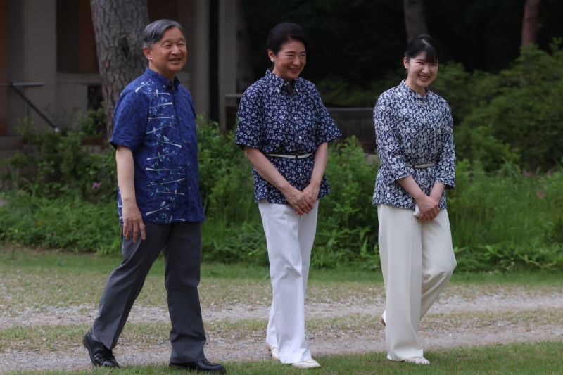 10日間ほど滞在されるという。（2026年7月、写真／JMPA）