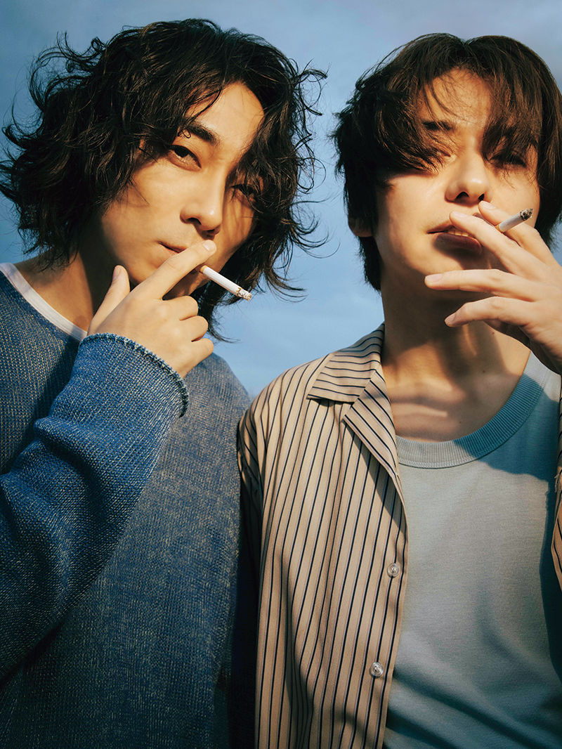 『スモークブルーの雨のち晴れ』でW主演を務めた武田航平（右）＆渋谷謙人（左）