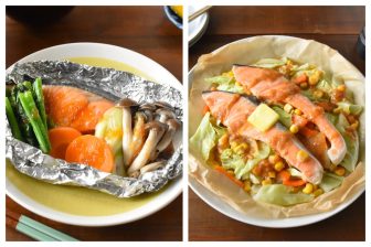 【鮭のホイル蒸し＆ちゃんちゃん焼き風】楠さんちのホットクックレシピ Vol.48