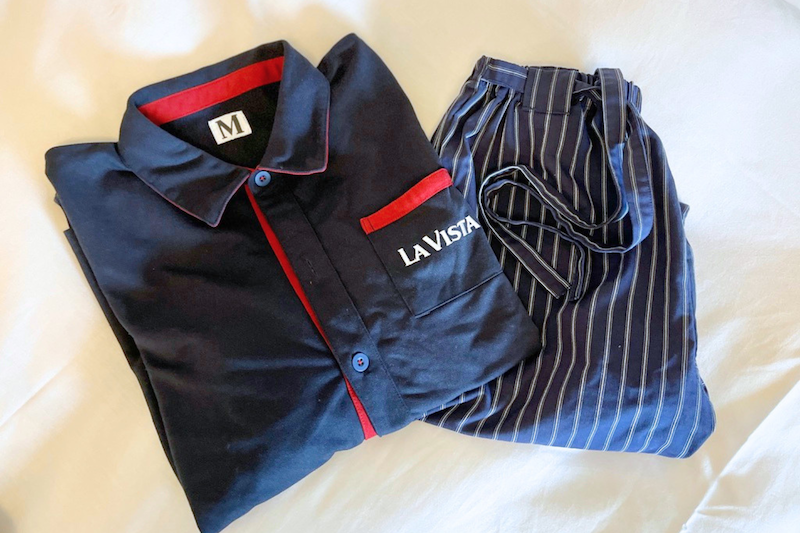 上下セパレートタイプの館内着