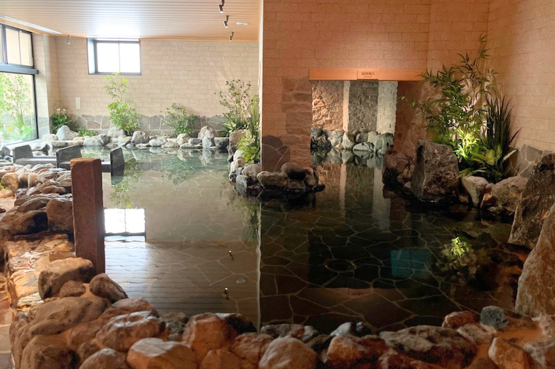 広々とした女性大浴場（内湯）