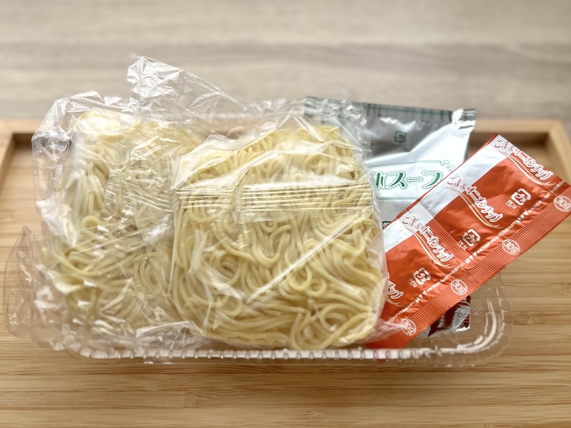 2人前の材料が入っています