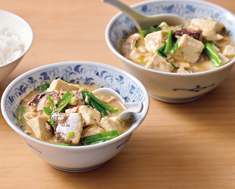 さばの麻婆豆腐