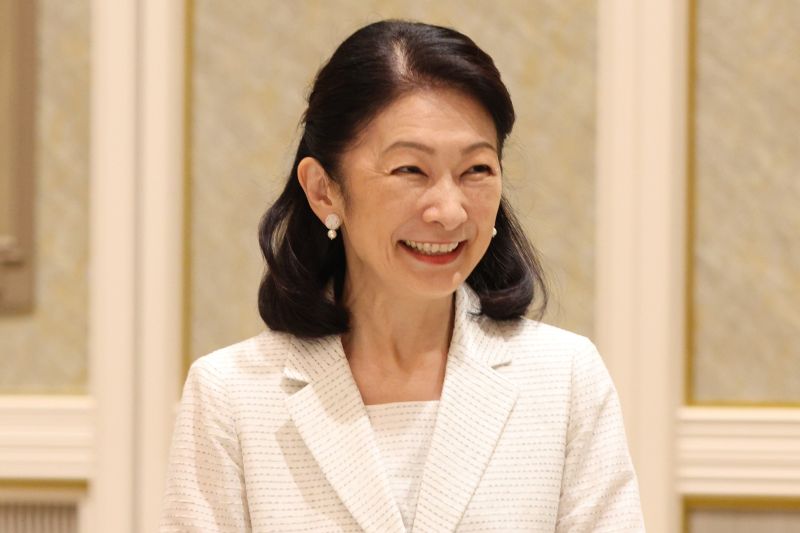 ガーリーな装いも頻繁に披露されている。（2026年8月、写真／JMPA）