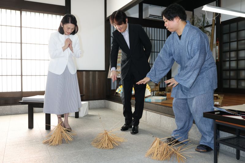 笑顔がこぼれる場面も。（2026年8月、写真／JMPA）