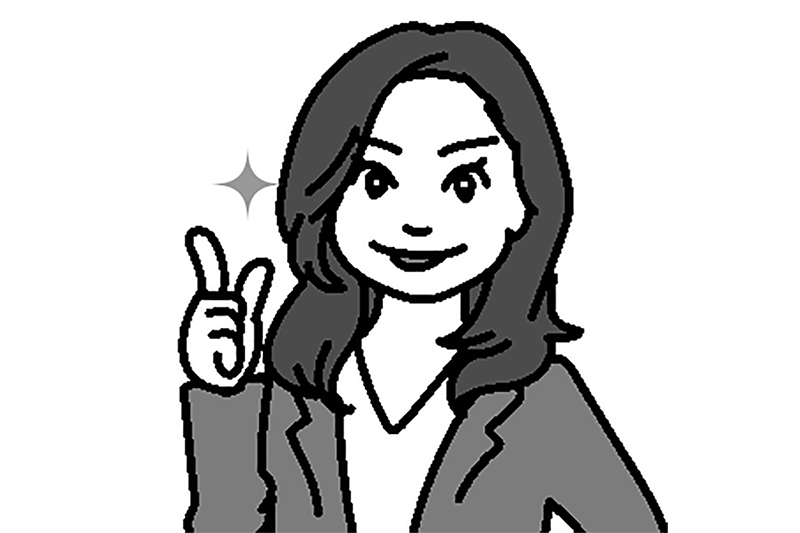 「スマホ代の見直しが鍵」（イラスト／藤井昌子）