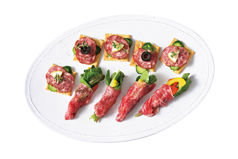 山形牛サーロインのブレザオラ&自家製サラミセット（加藤牛肉店）