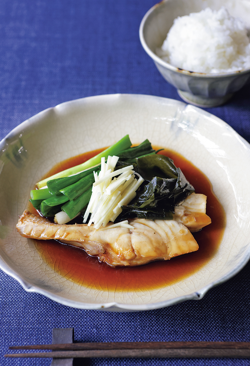 切り身魚の煮つけ