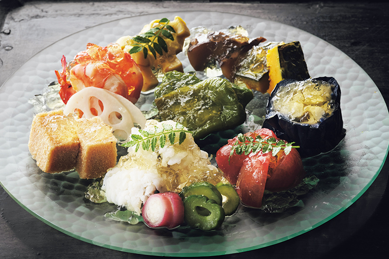 京のひめ苞 夏野菜と彩りオードブル（紫野和久傳）（提供画像）