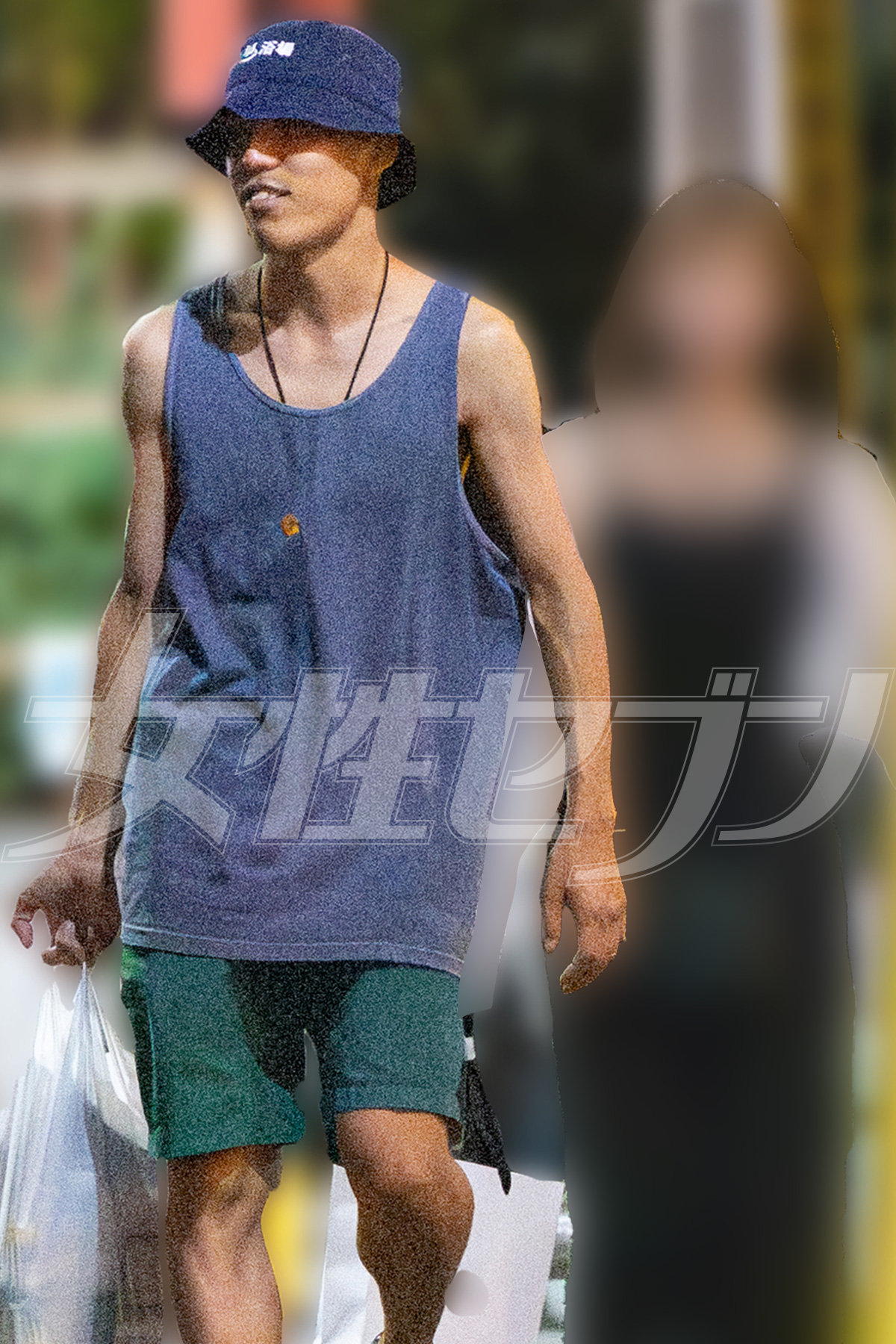 スラッとしたスタイルの都筑（8月上旬）