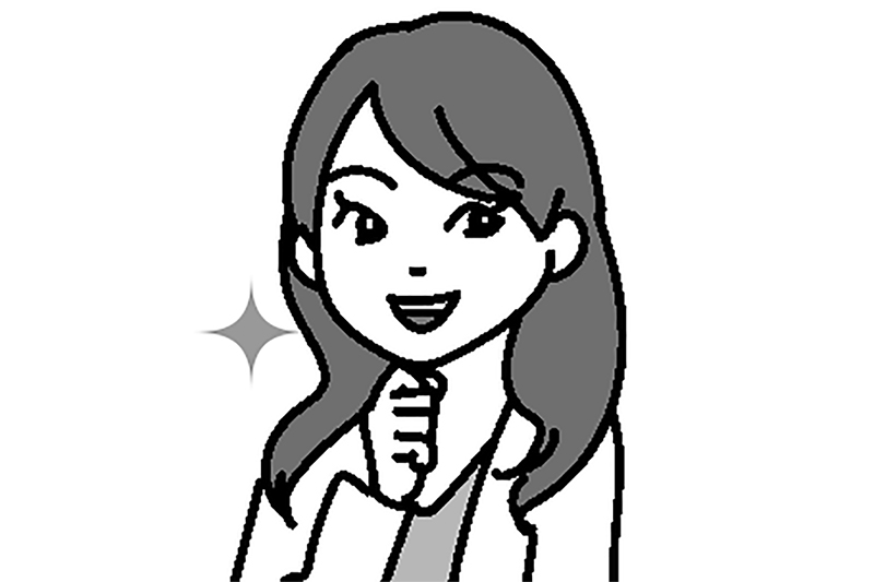 「ストレスのない節約を」（イラスト／藤井昌子）