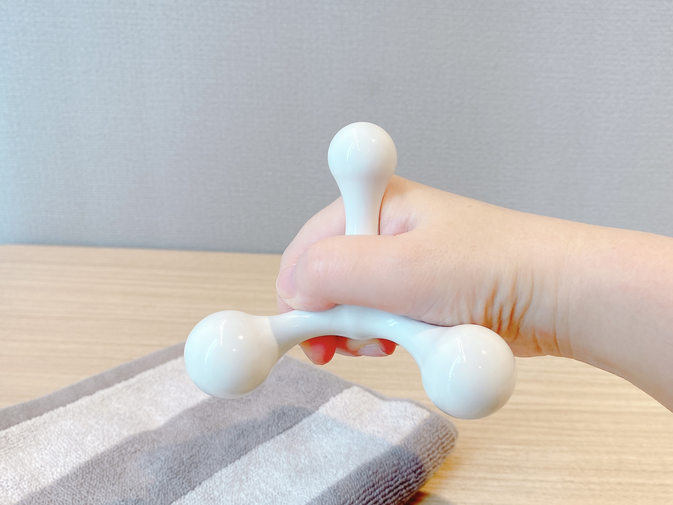 手に絶妙にフィット。握りやすさも◎