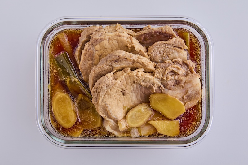 とんかつ用肉で作る煮豚