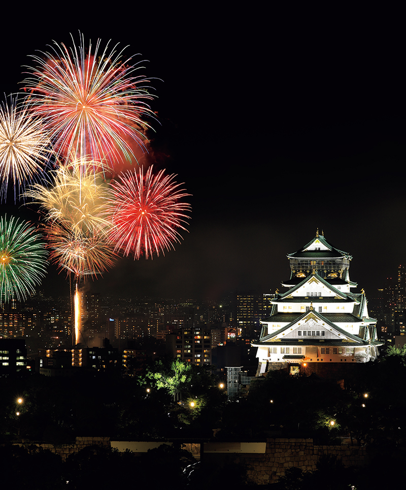 天神祭奉納花火（大阪府）　aflo
