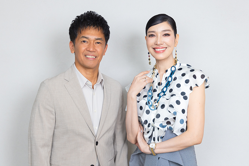 武井壮さんとアンミカさん（撮影／田中智久）