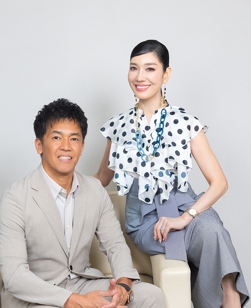 武井壮さんとアンミカさん（撮影／田中智久）